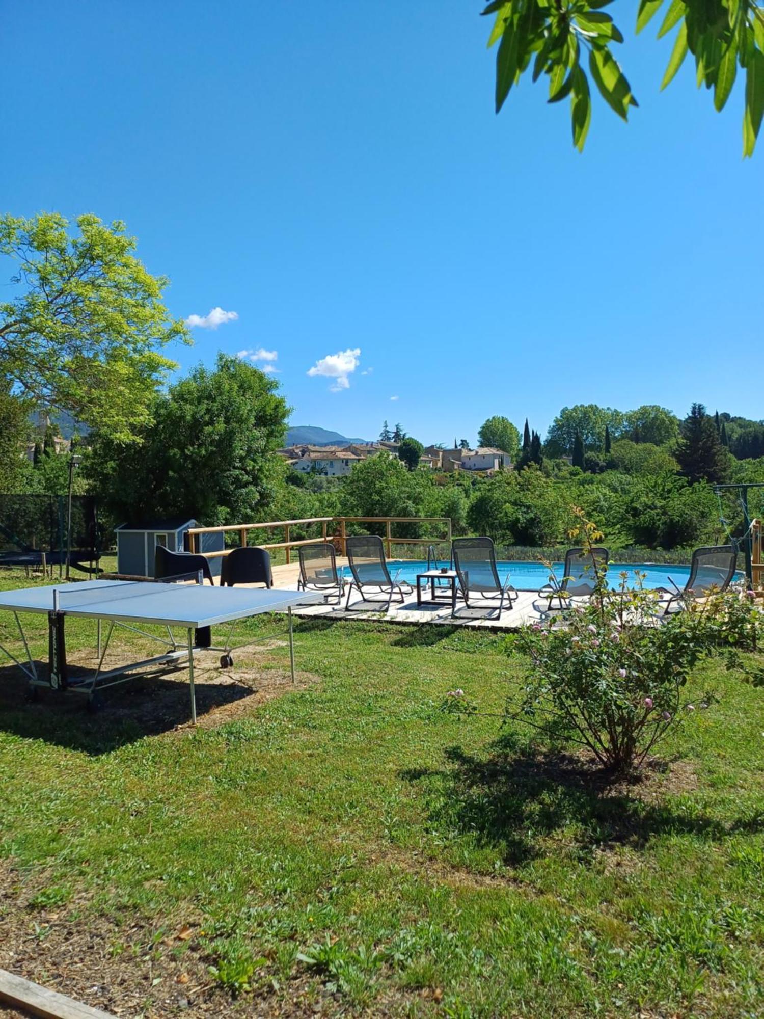 La Ferme D'Andrea 3 Chambres Piscine Privee Climatisation A 3Min A Pied Du Centre Lourmarin Luaran gambar